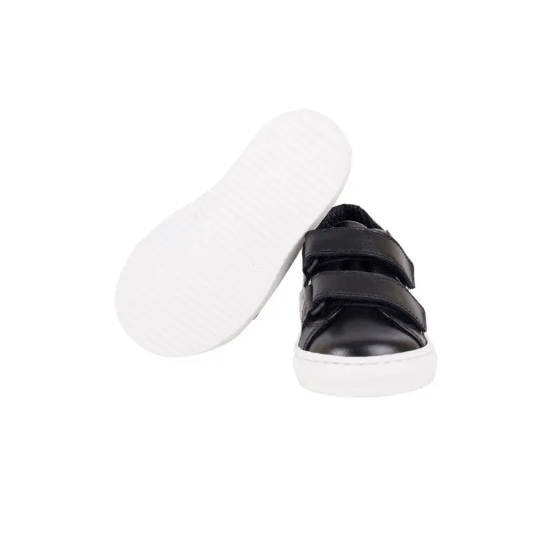 Black Greca Velcro Shoe
