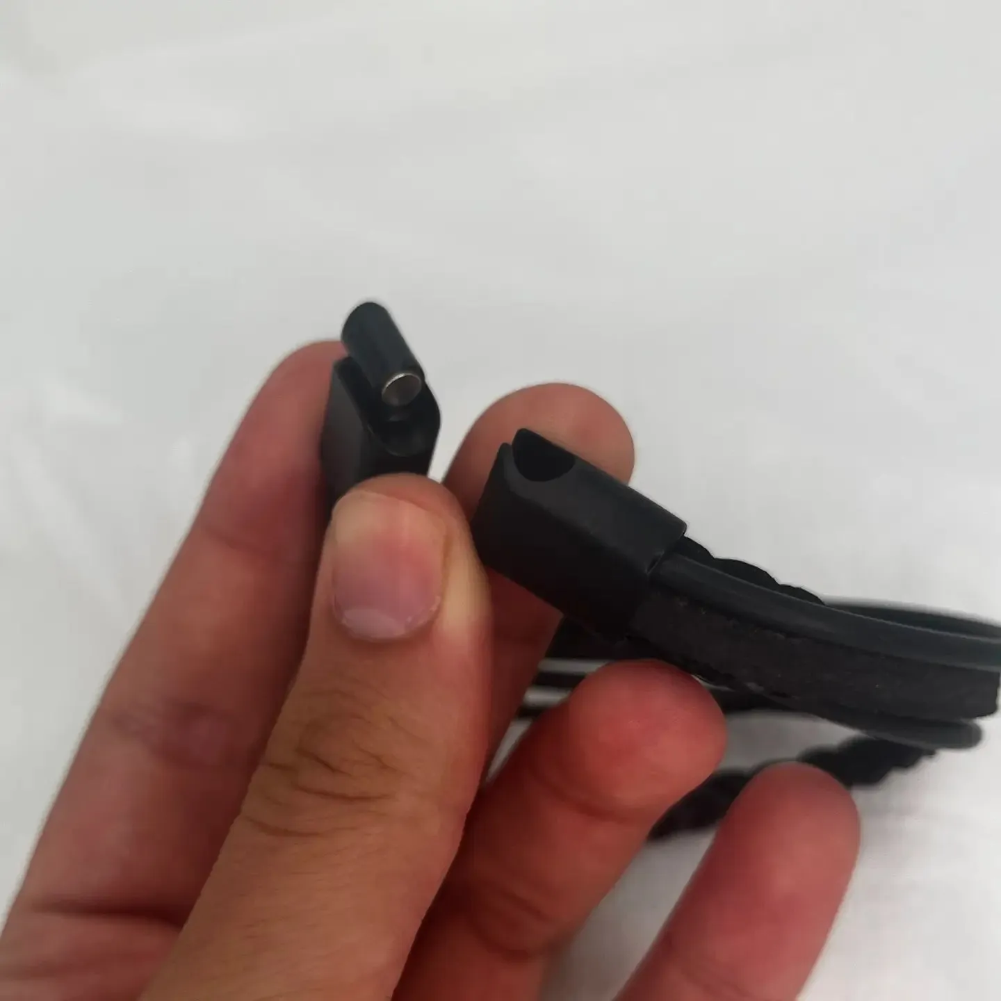 Black Patterned Stone Leather Bracelet for Men: Elegant