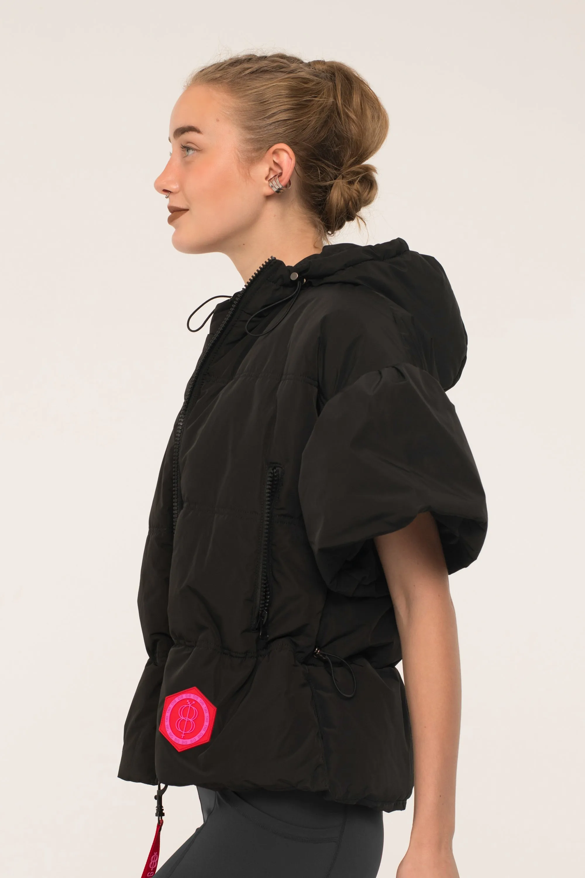 Black Ridinghood Puffer