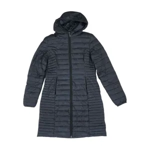 Black Solid Puffer Jacket