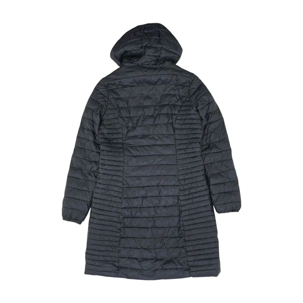 Black Solid Puffer Jacket