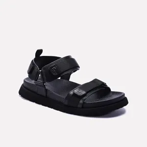 Black Velcro Casual Sandals 0141169