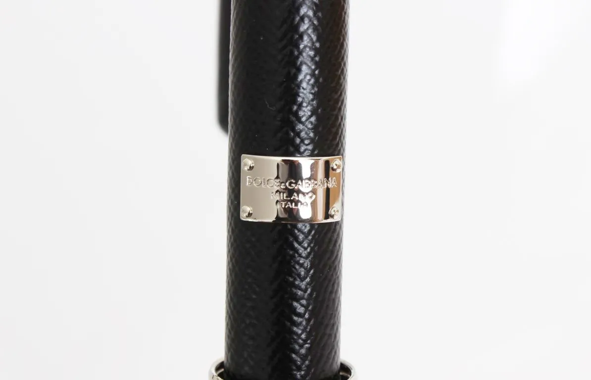Black White Check Print Umbrella