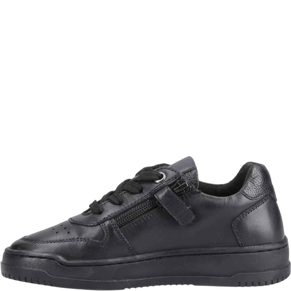 Black XL Dougie Senior School Shoes