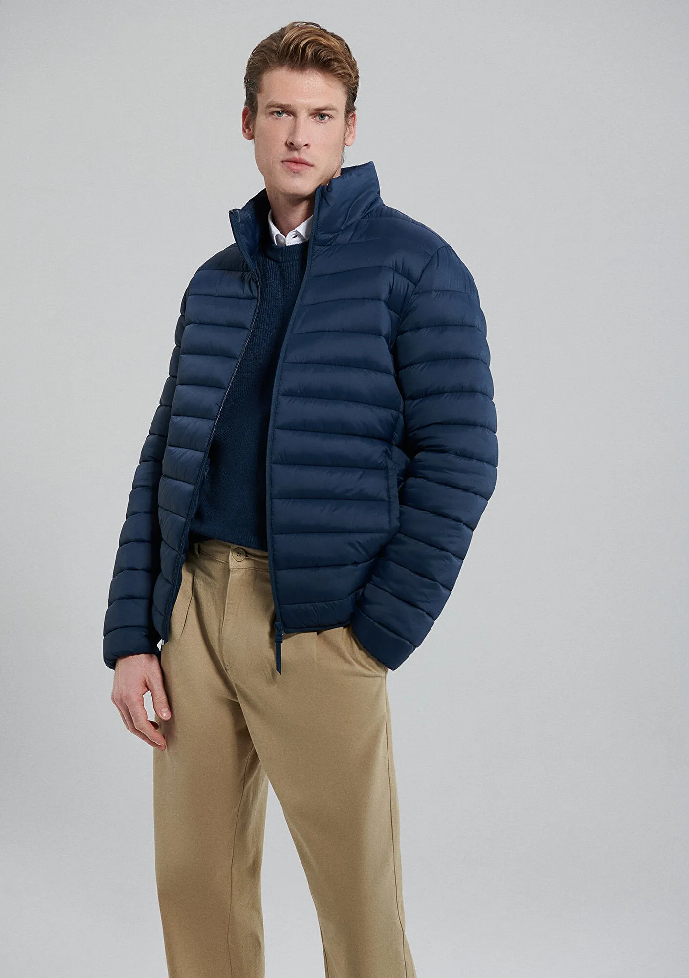 Blue Puffer Jacket