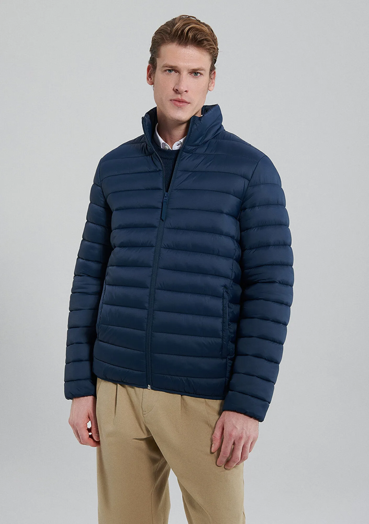 Blue Puffer Jacket