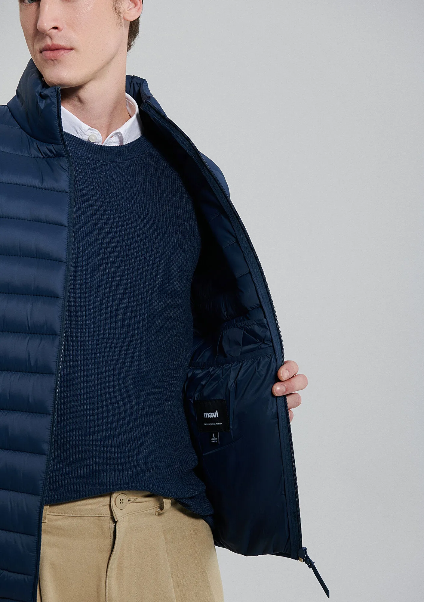 Blue Puffer Jacket