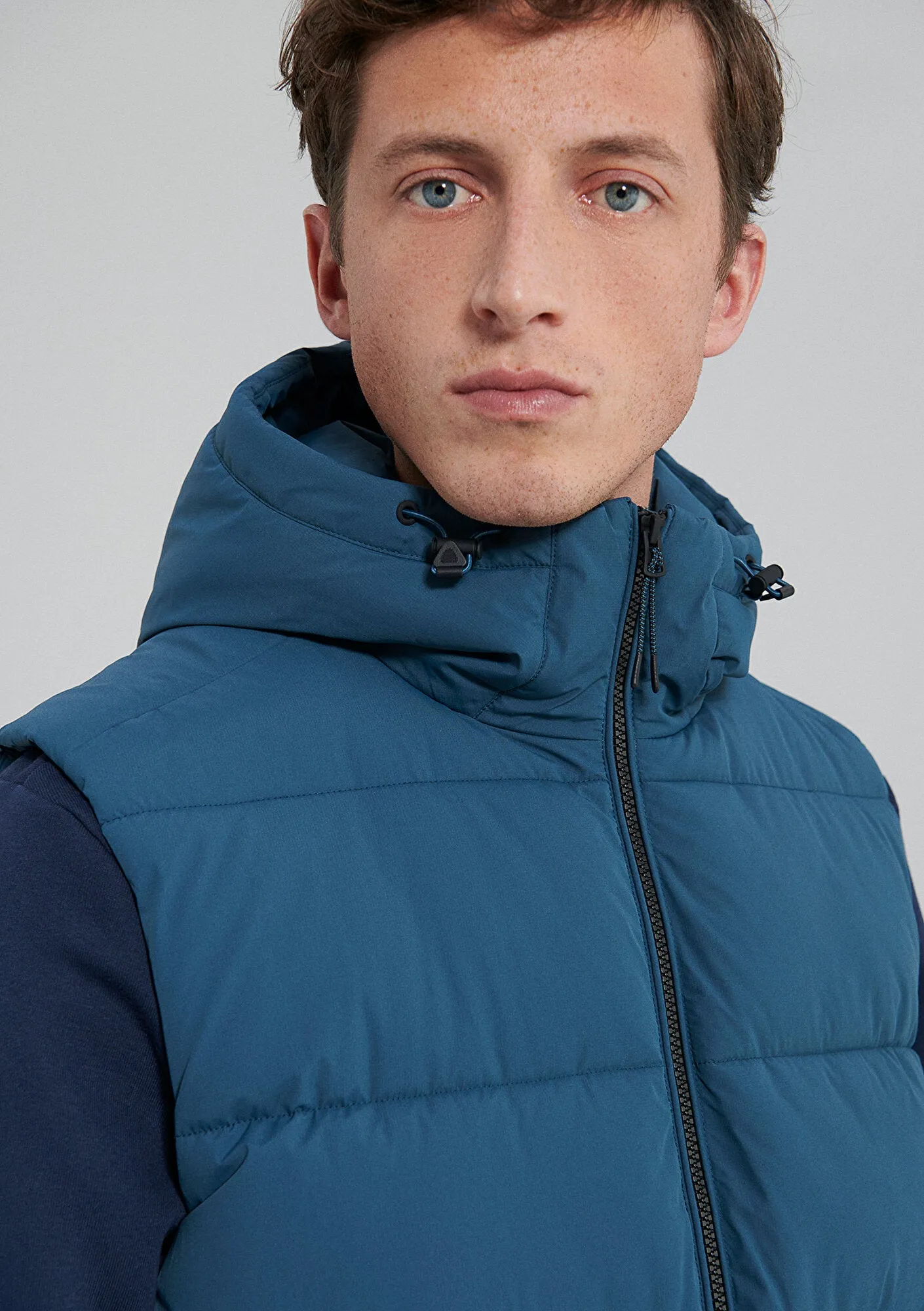 Blue Puffer Vest