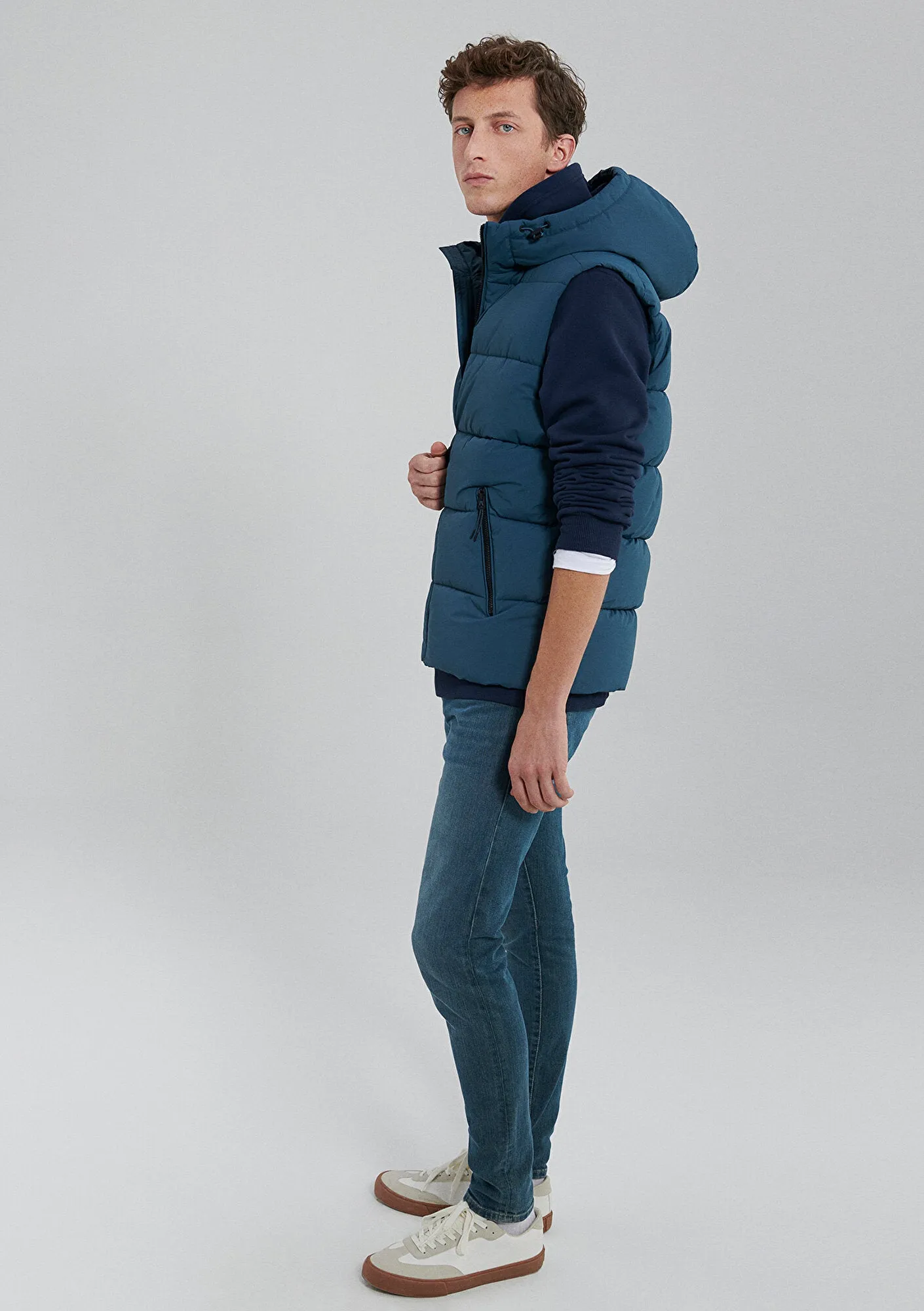 Blue Puffer Vest
