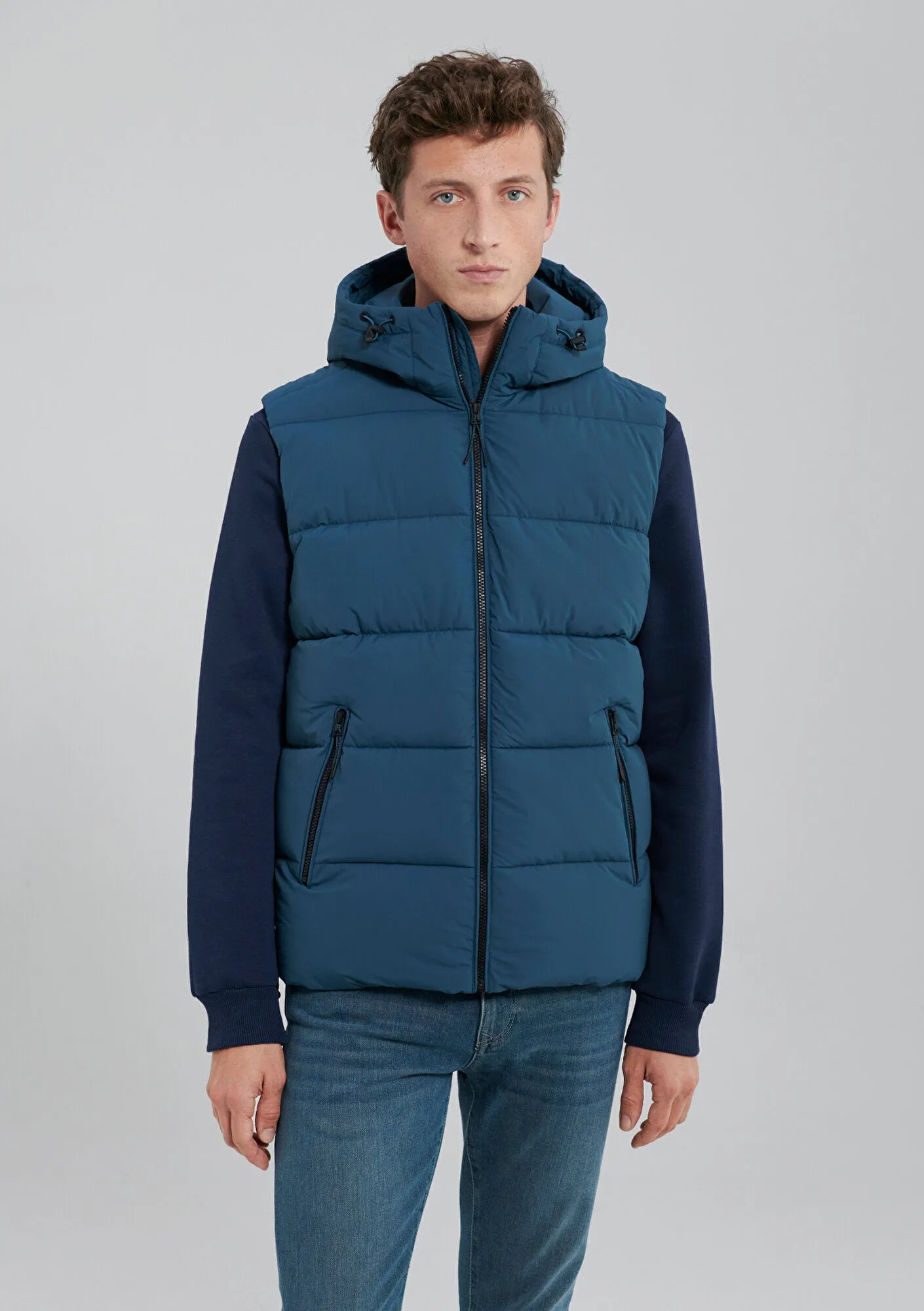Blue Puffer Vest
