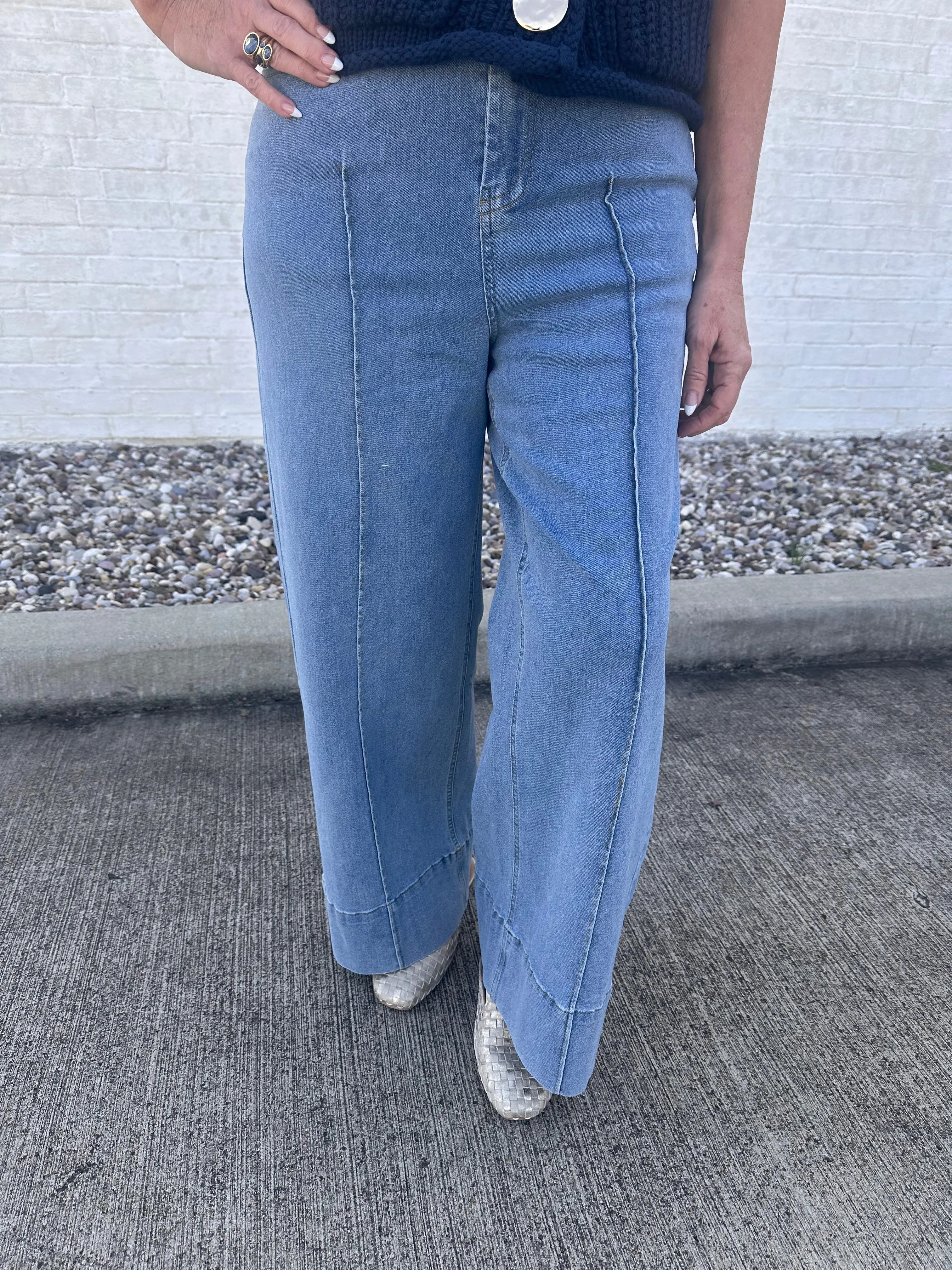 Board The Flight Pants - Denim