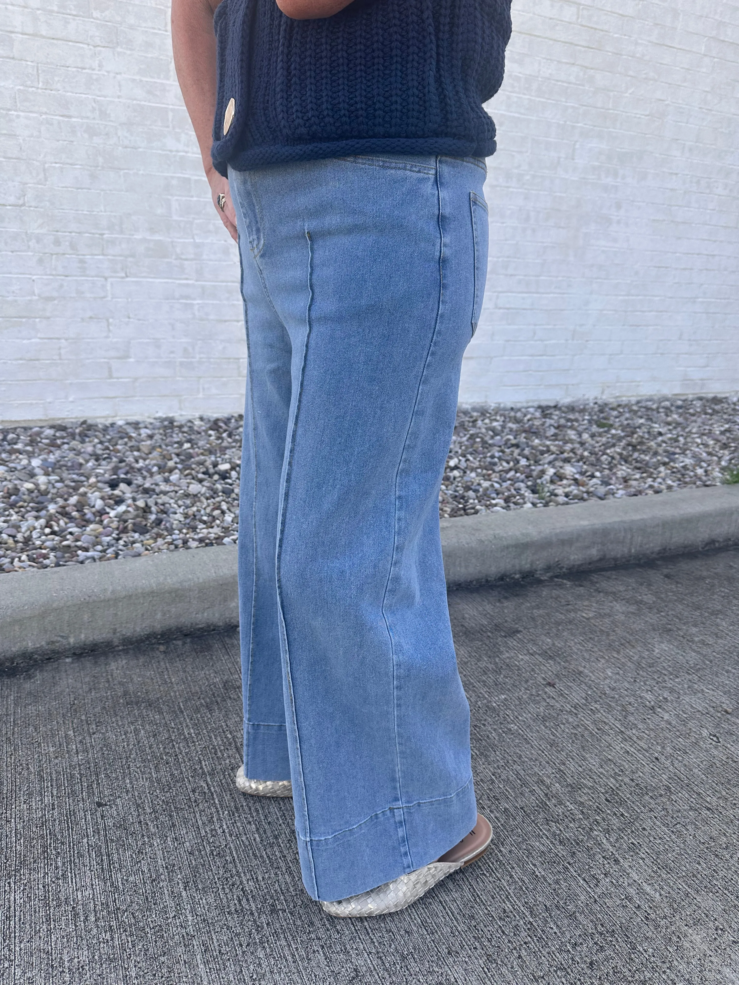 Board The Flight Pants - Denim