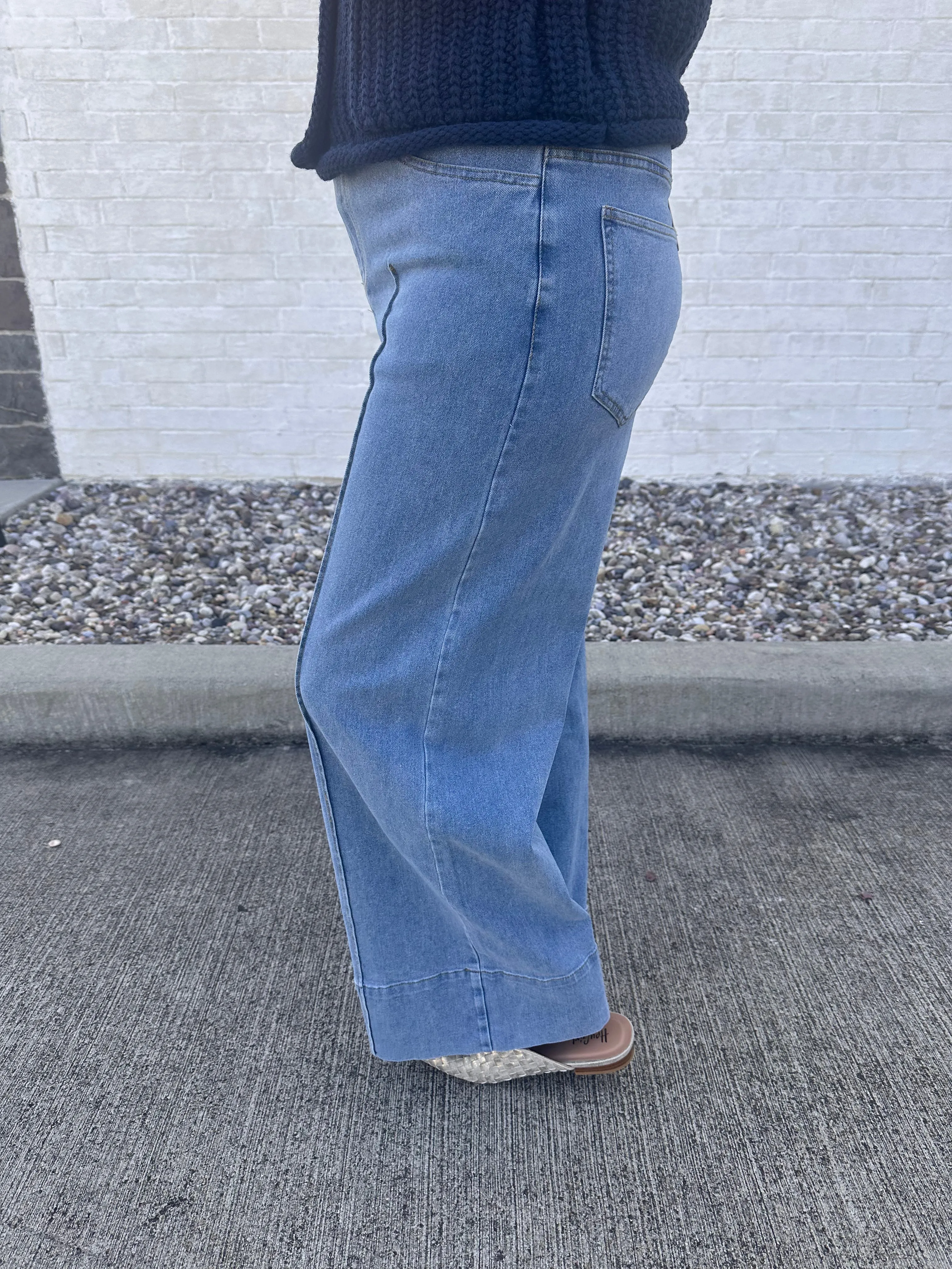 Board The Flight Pants - Denim