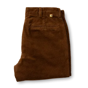 Bradbury Wide-Wale Corduroy Chino - Dark Tobacco