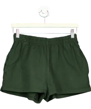 Brandy Melville Green Jogger Shorts UK XS/S
