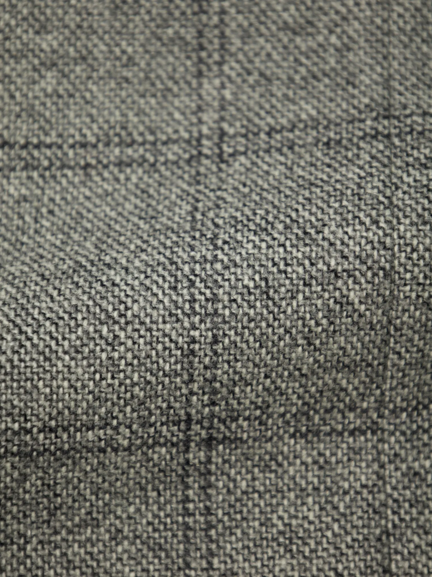 Brioni Grey Wool & Cashmere Windowpane Palatino Jacket