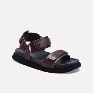 Brown Velcro Casual Sandals 0141169