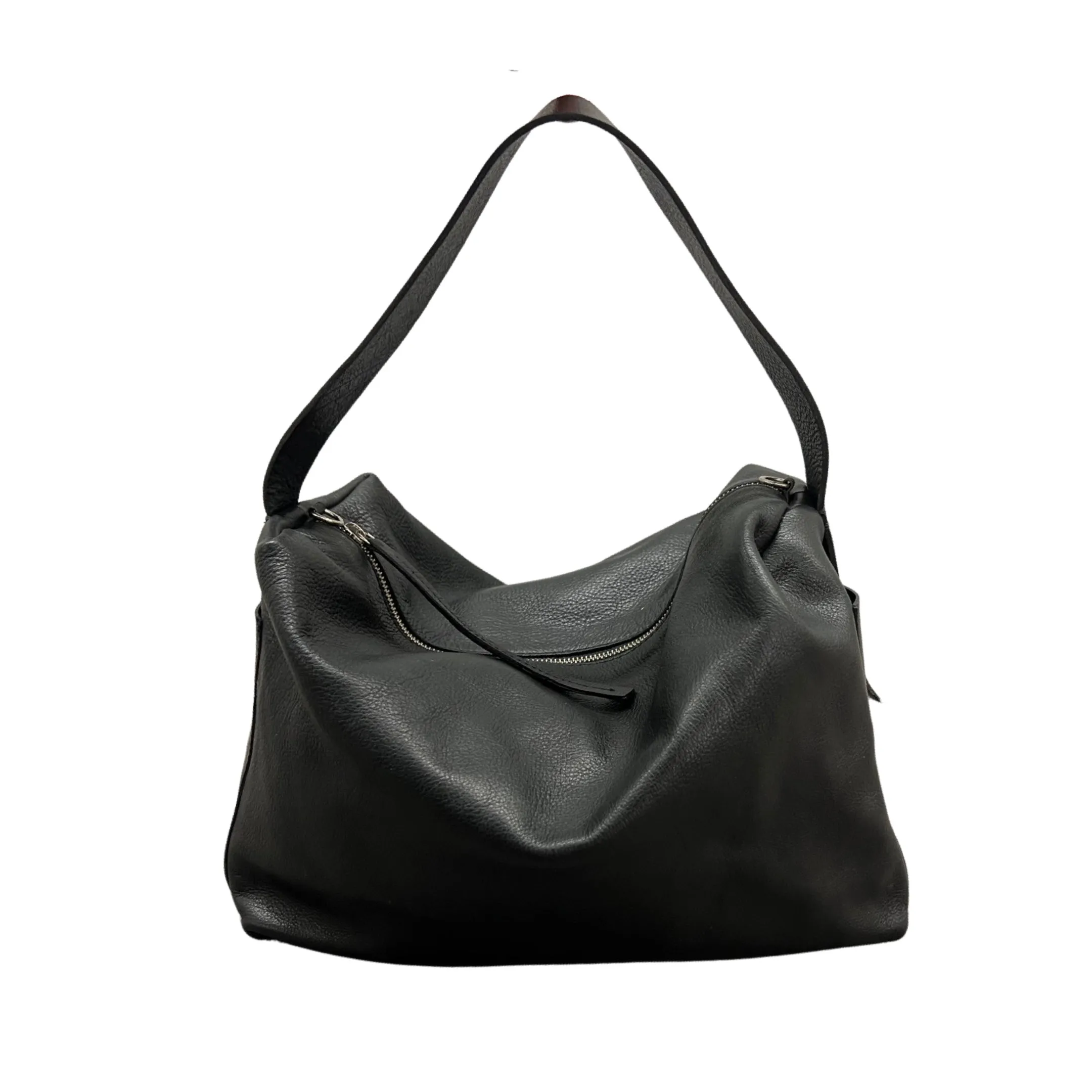 Bruna Satchel Leather Handbag