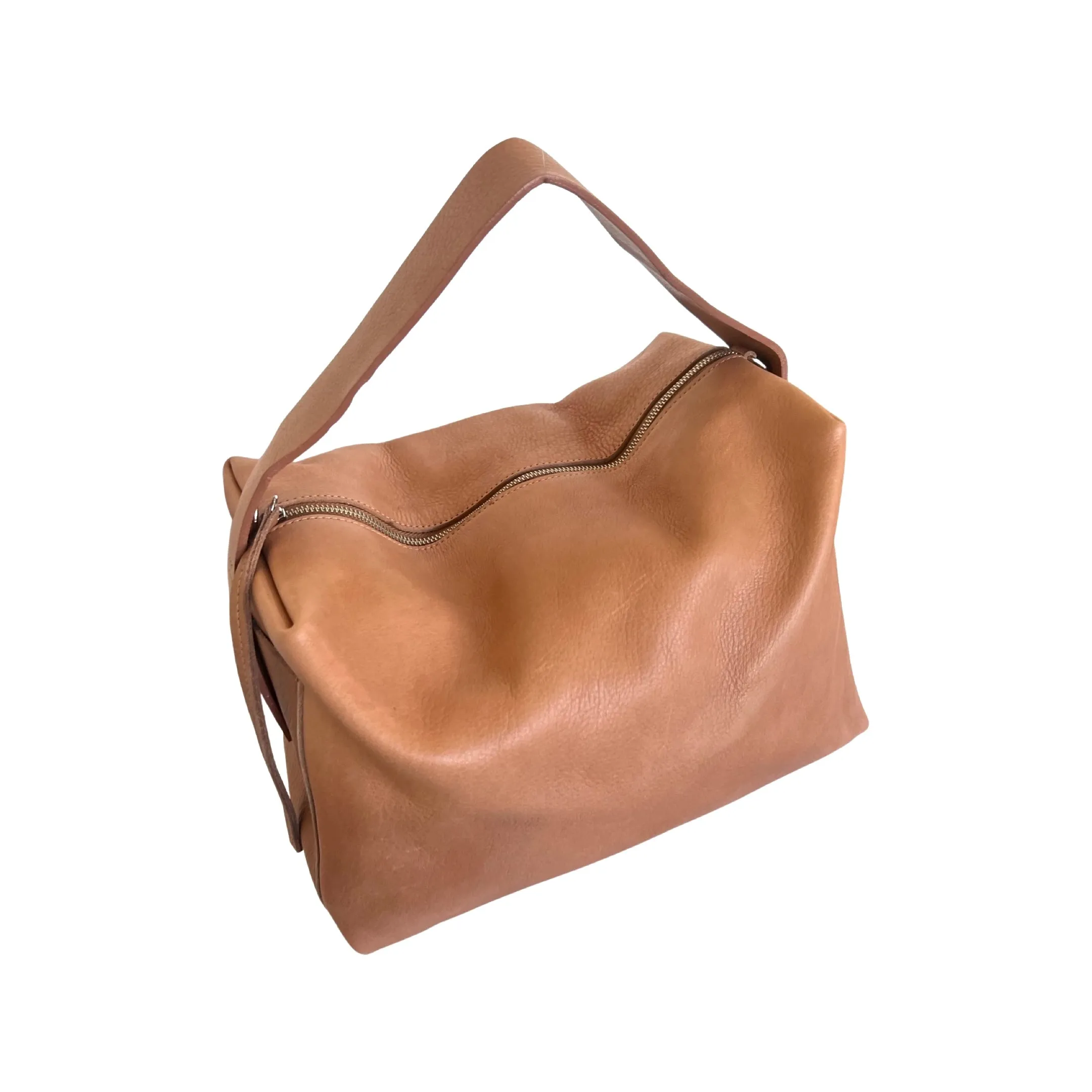 Bruna Satchel Leather Handbag