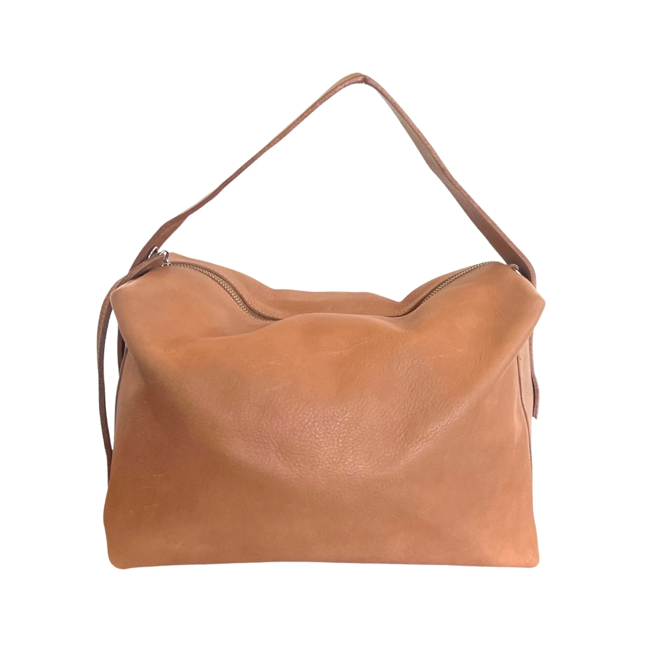 Bruna Satchel Leather Handbag