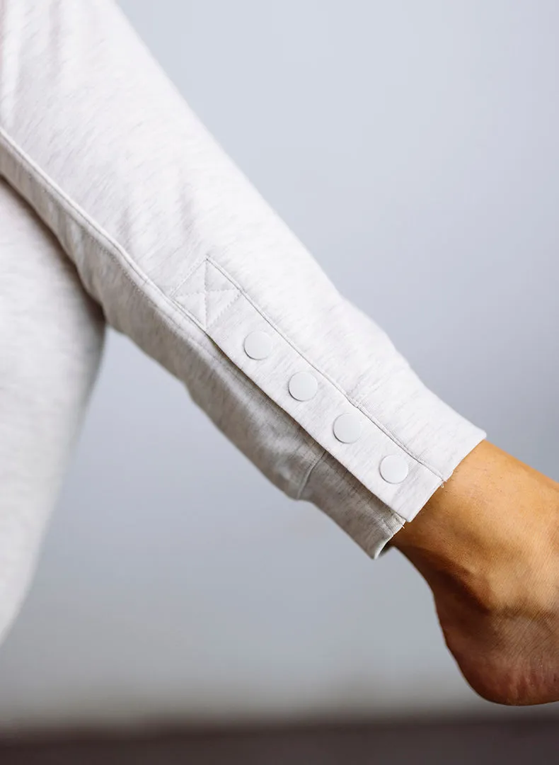 Brushed Luxe Snap Jogger