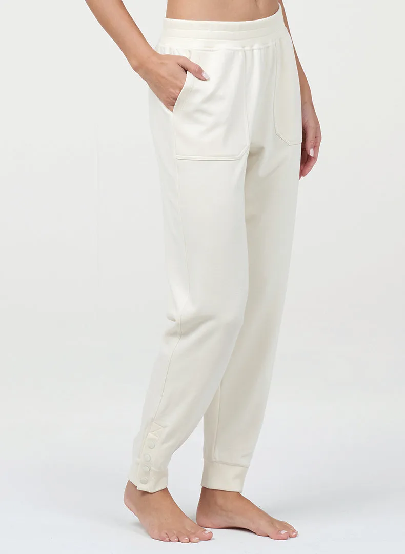 Brushed Luxe Snap Jogger