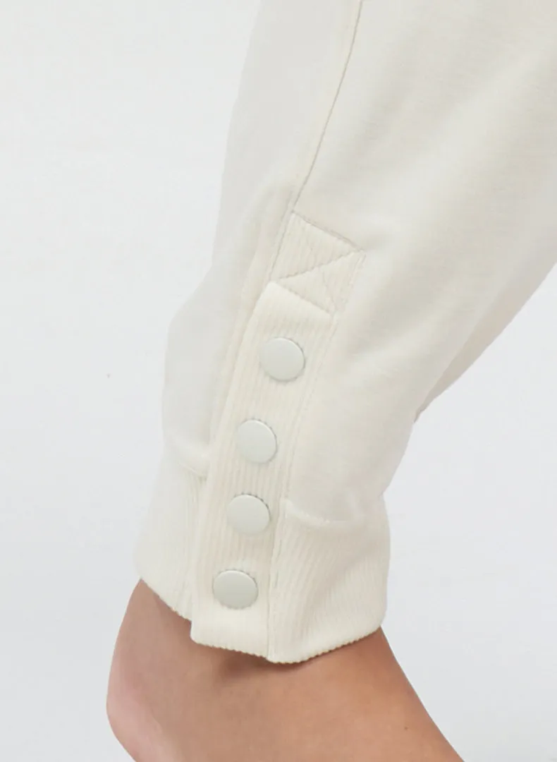 Brushed Luxe Snap Jogger