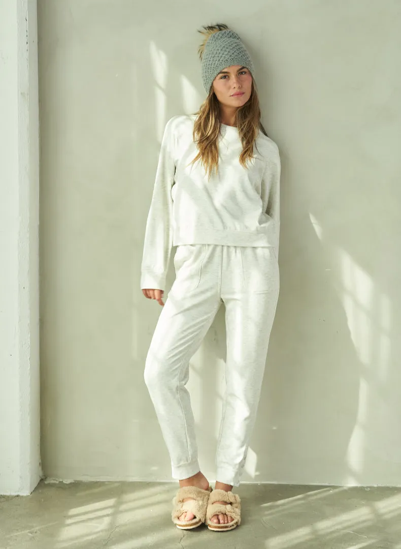 Brushed Luxe Snap Jogger