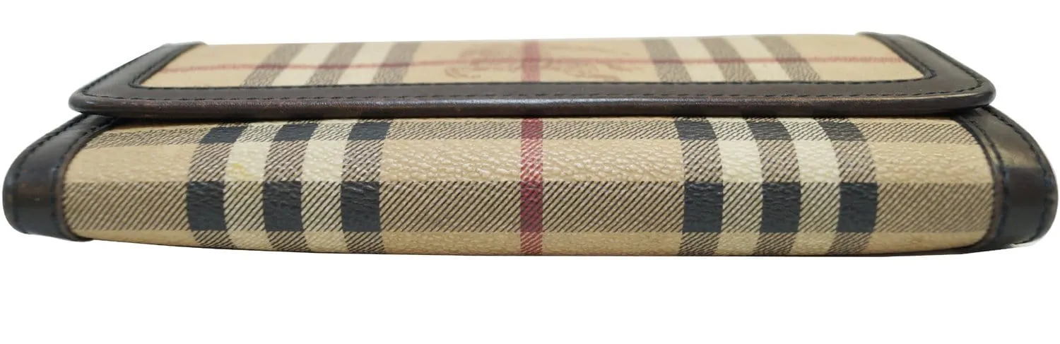 BURBERRY Haymarket check Wallet