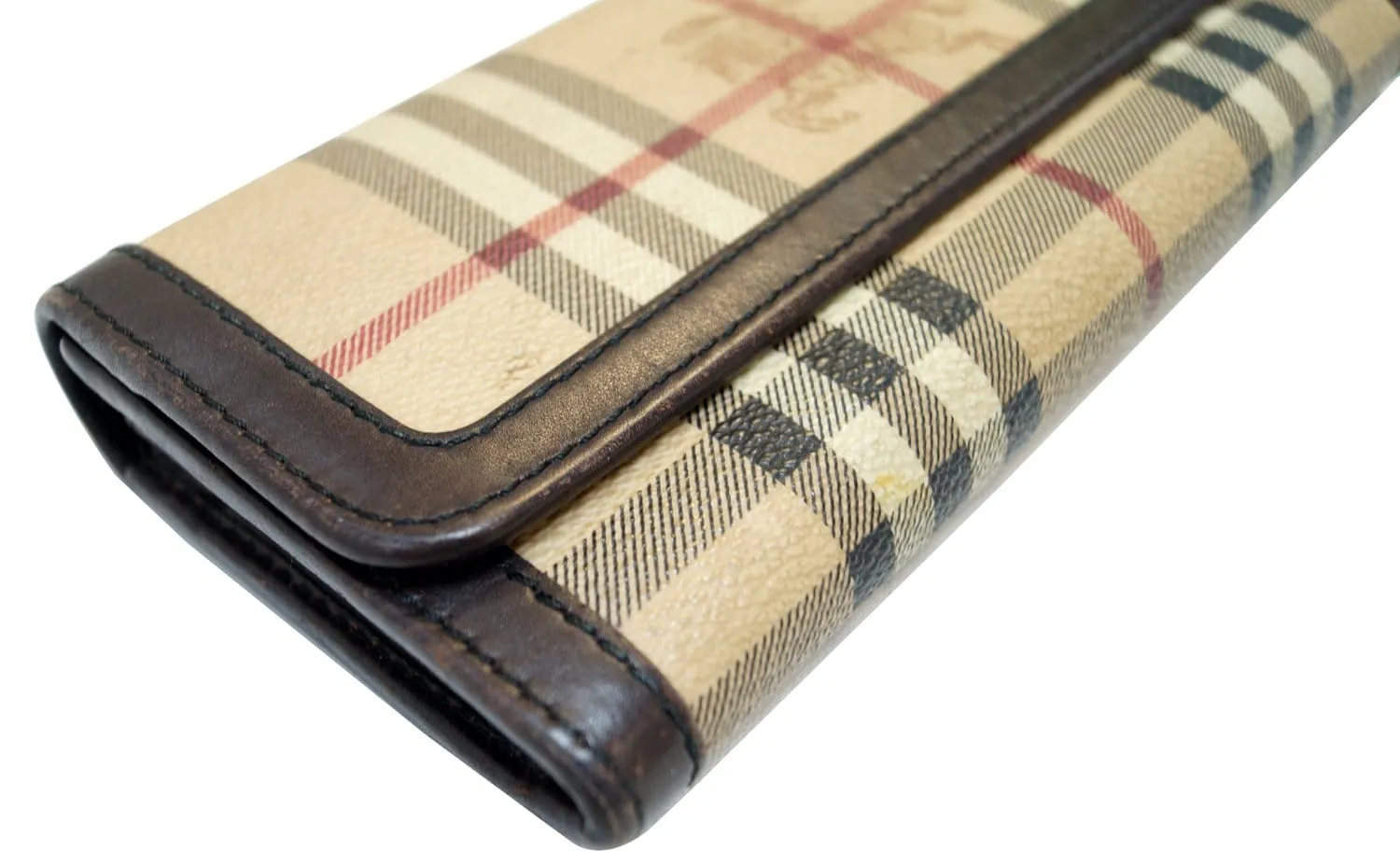 BURBERRY Haymarket check Wallet