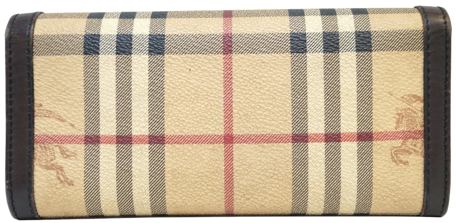 BURBERRY Haymarket check Wallet