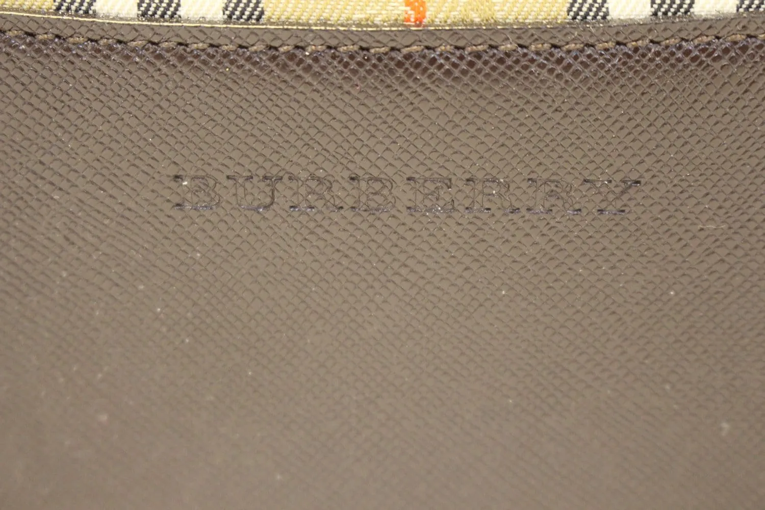 BURBERRY Nova Check Canvas Leather Black Beige Shoulder Bag