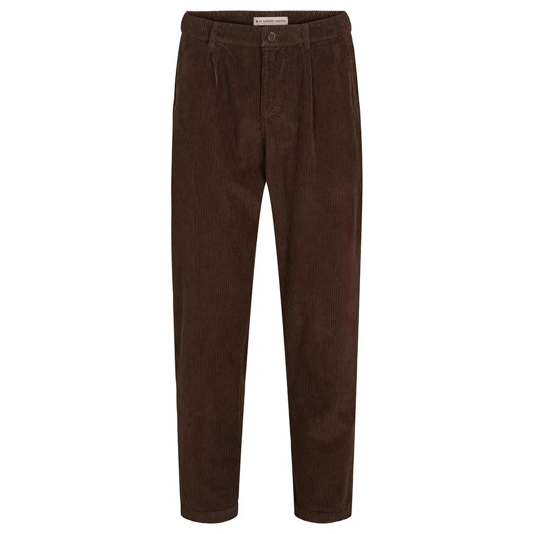 BY GARMENT MAKERS Buster Corduroy Pants ebony brown