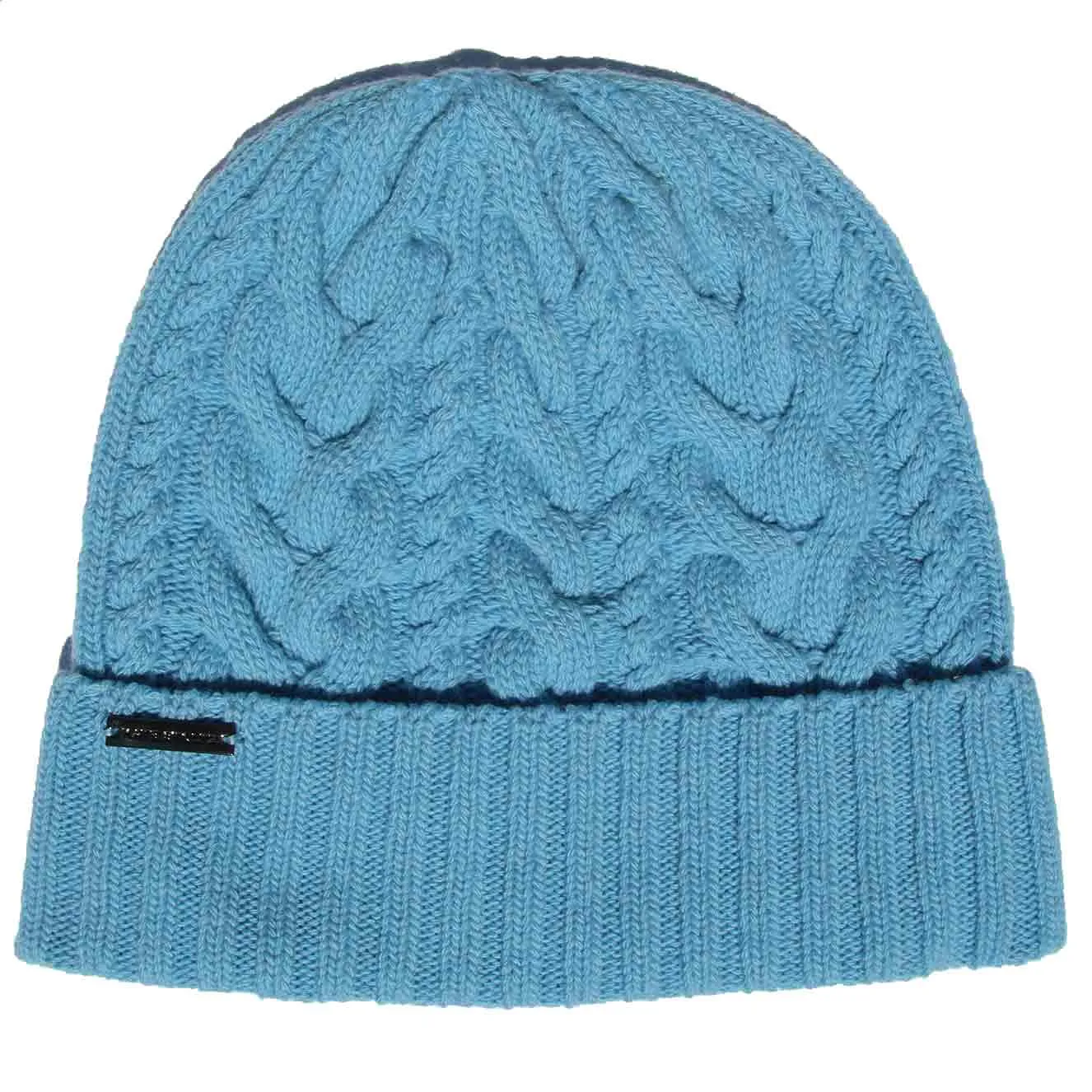 Cable Knit Regenerated Cashmere Hat