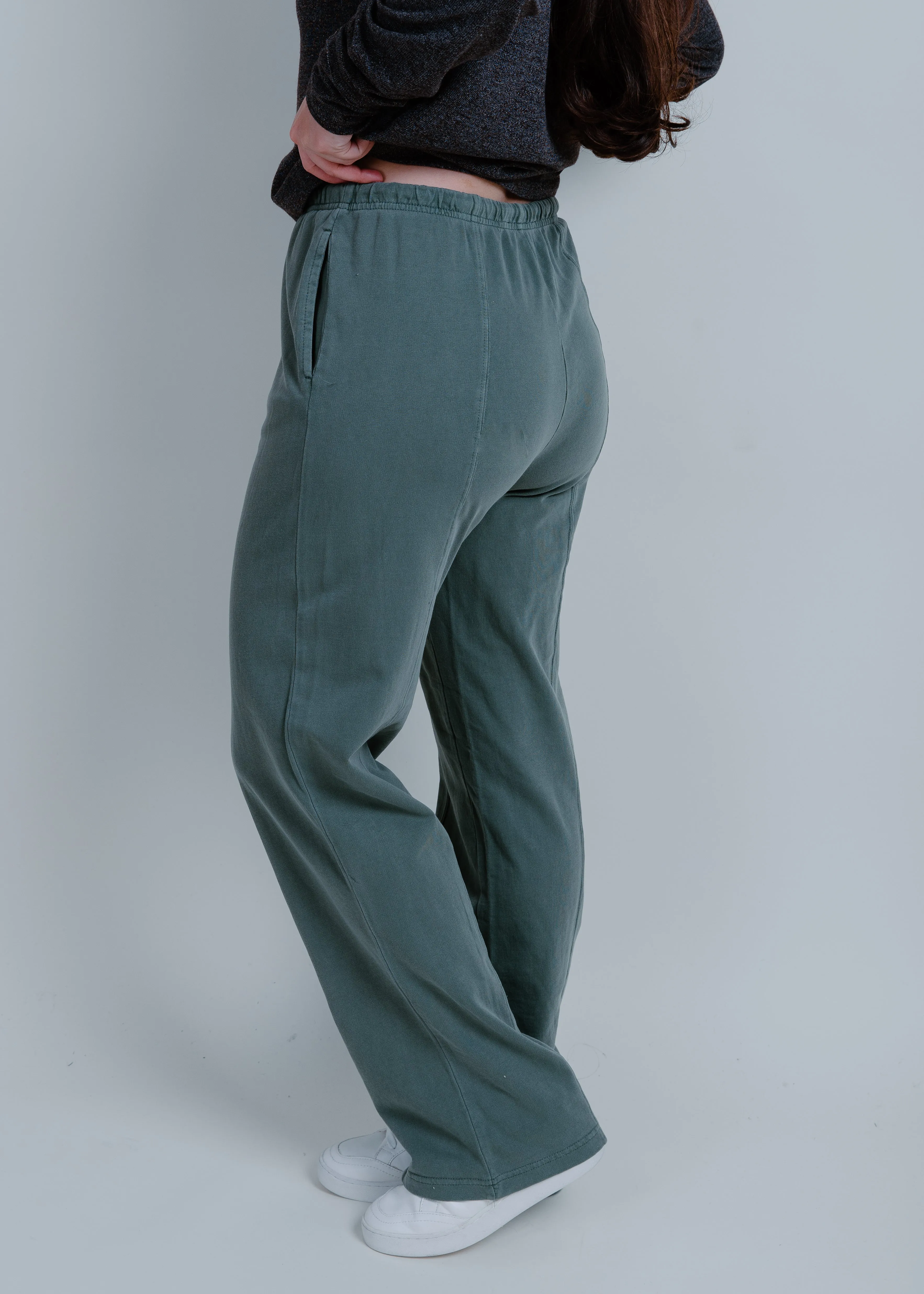 Camila Drawstring Pants - Green