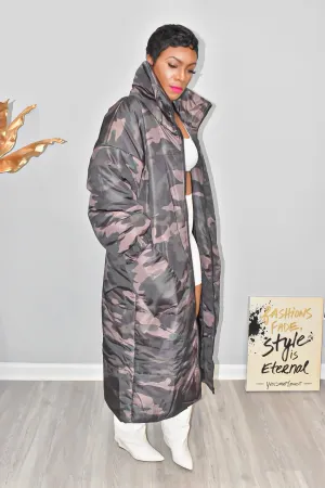 Camo Puffer | Coat