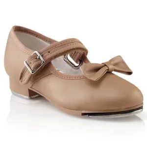 Capezio 3800C Child Mary Jane Leather Tap Dance Shoe - Caramel