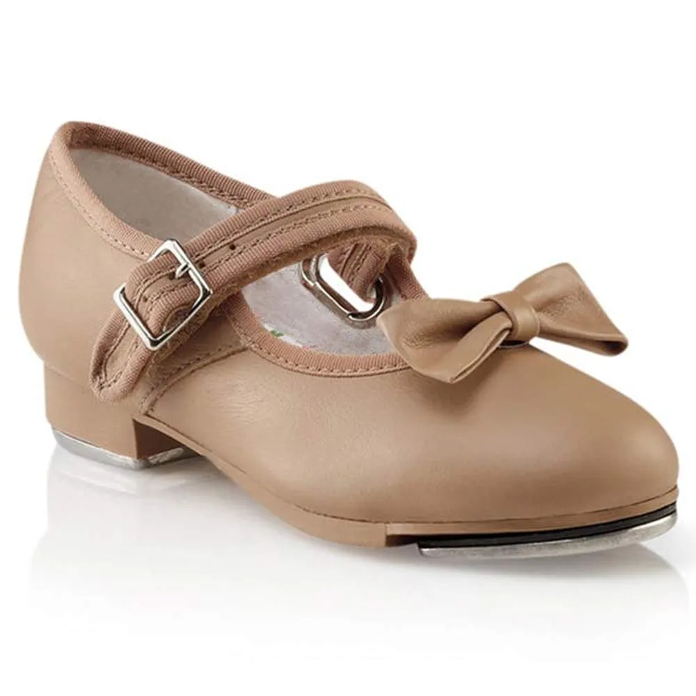 Capezio 3800C Child Mary Jane Leather Tap Dance Shoe - Caramel