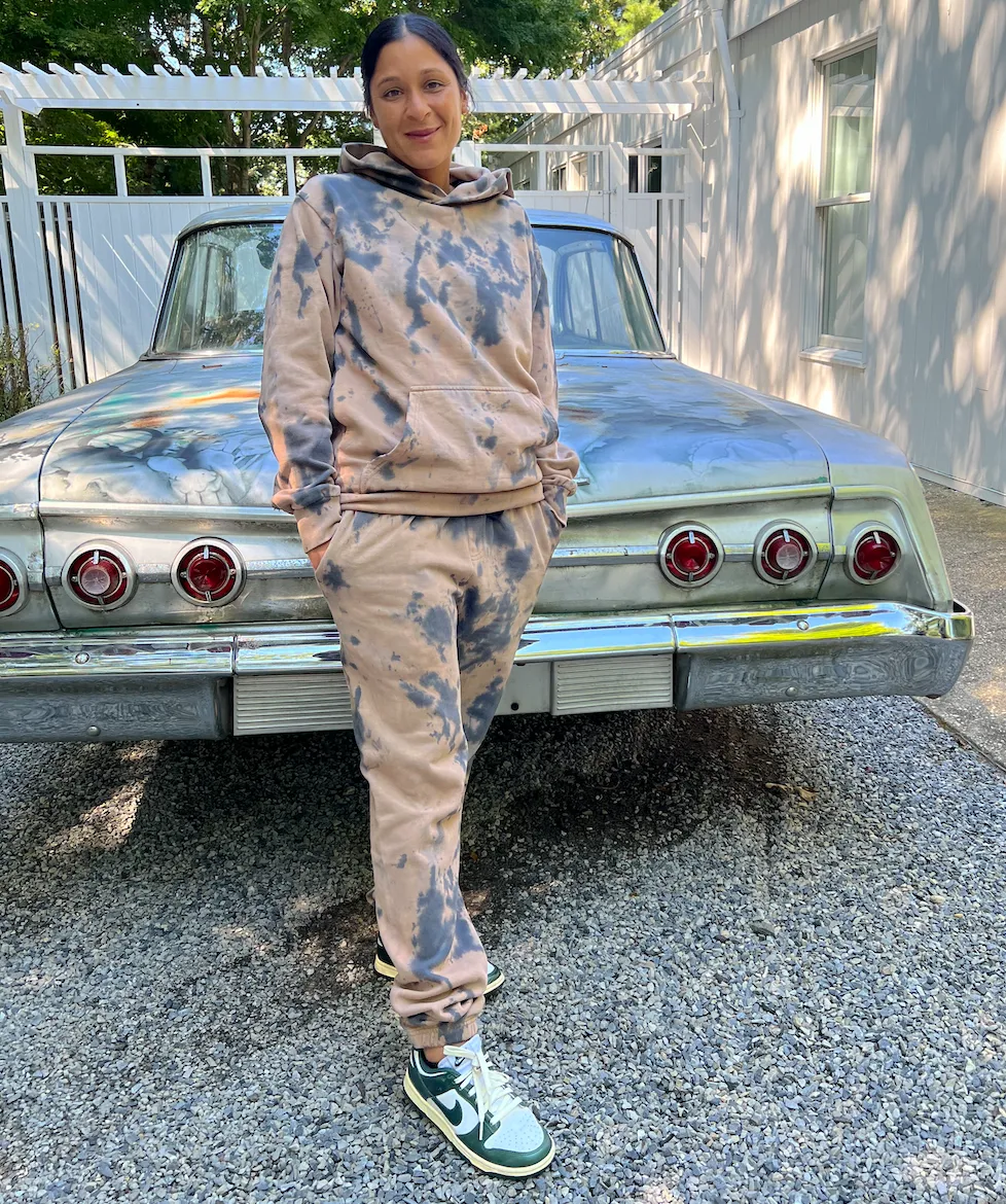 Caramel Grey Tie Dye Loungewear Set