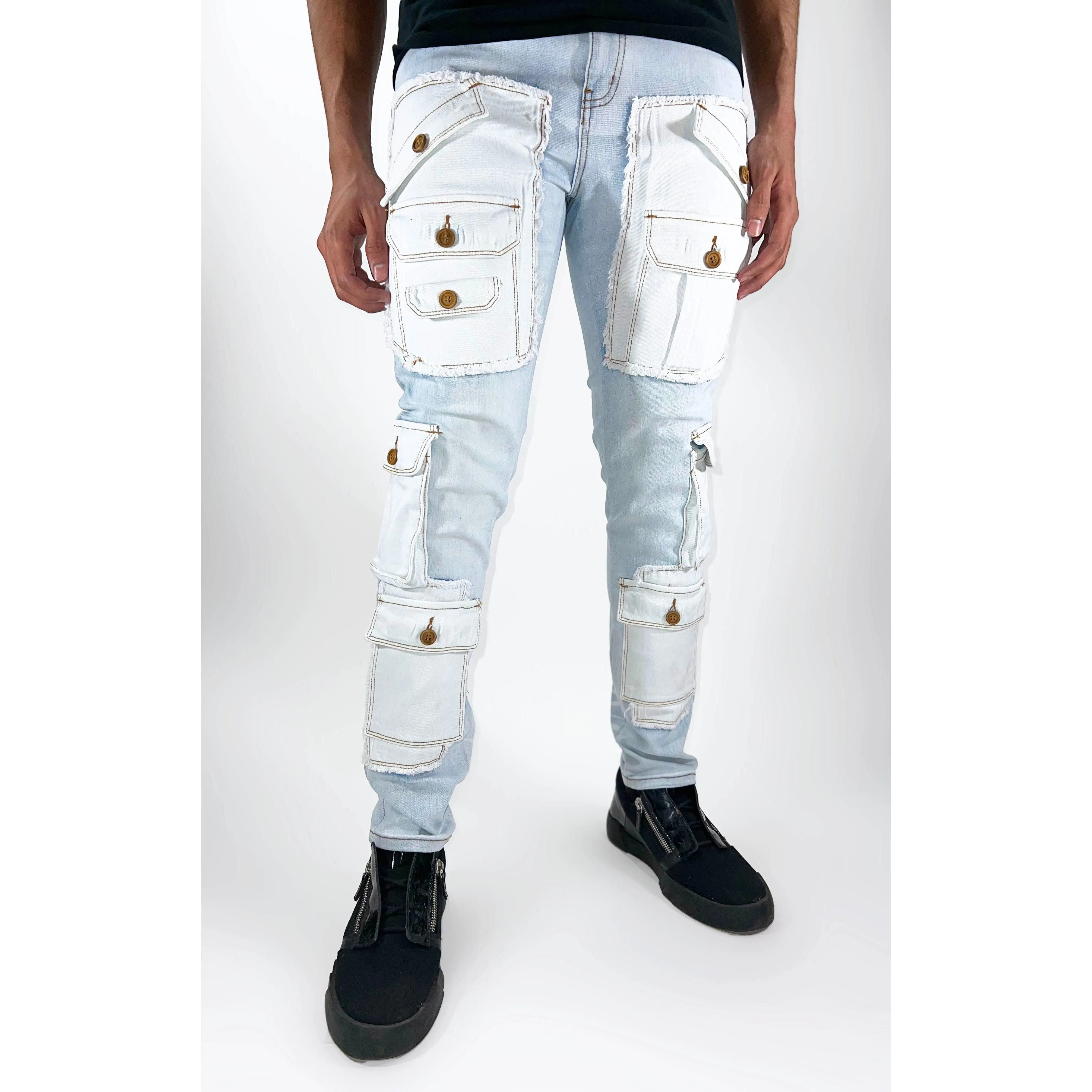 CARGO DENIM (BLUE WASH)