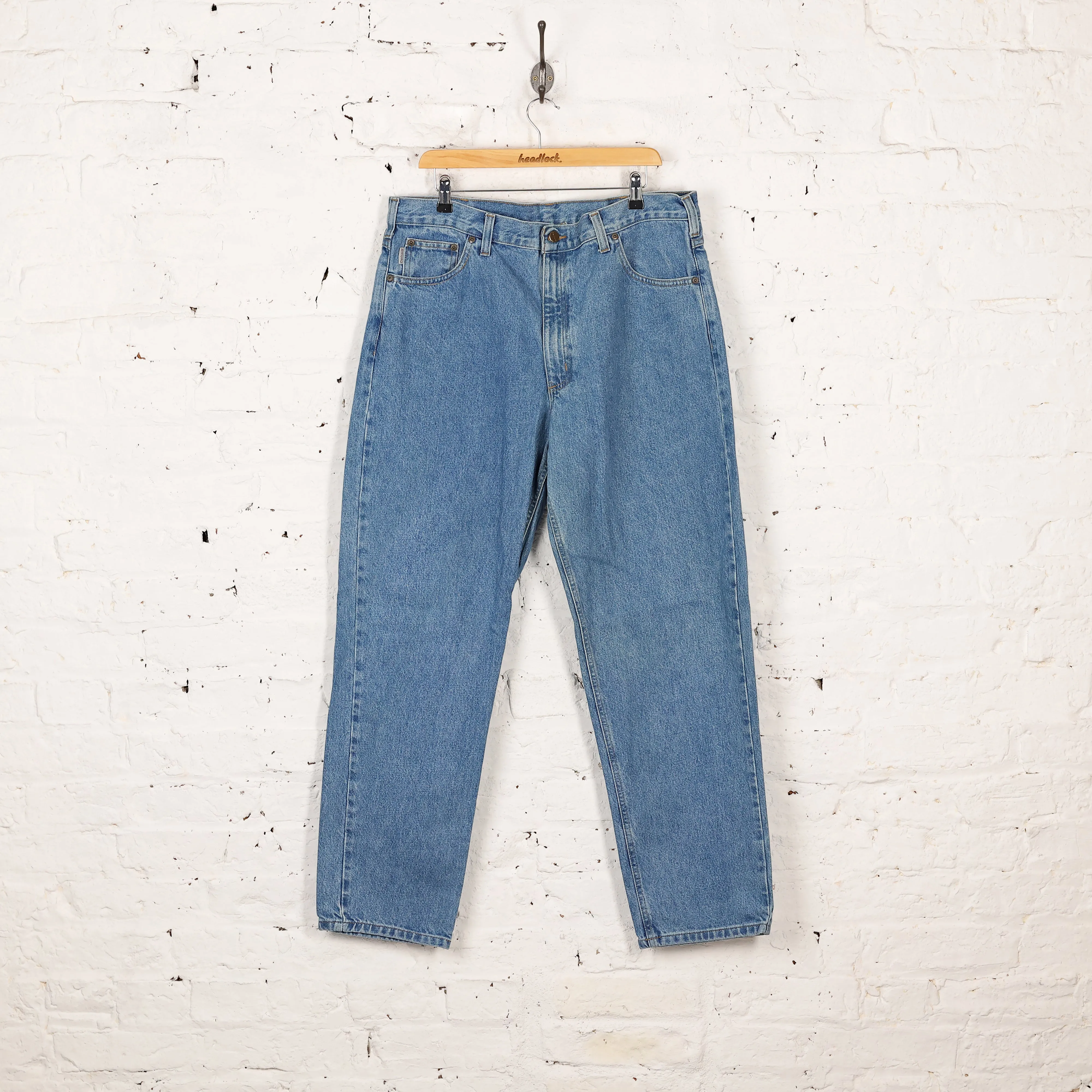 Carhartt Relaxed Fit Work Pant Jeans - Blue - XL