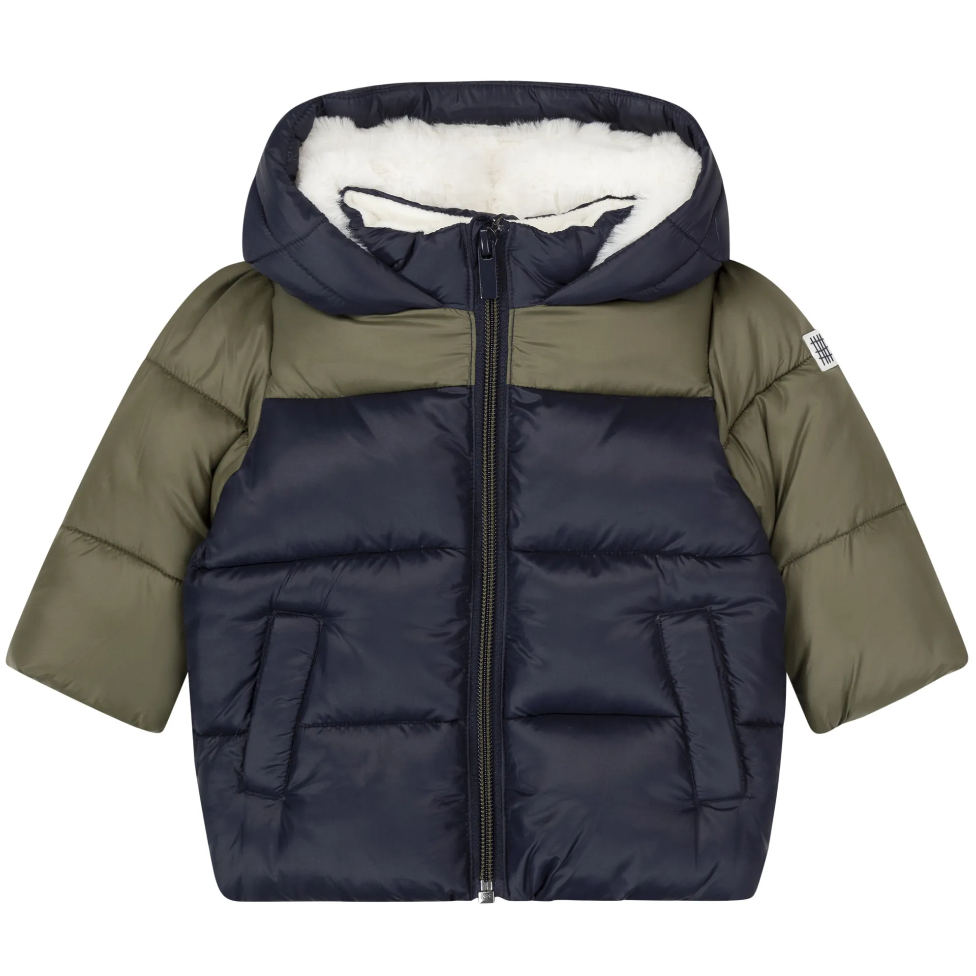 Carrement Beau - Water Repellant Hooded Puffer Jacket - Chocolate
