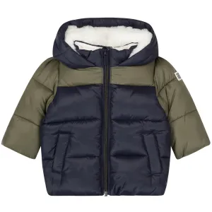 Carrement Beau - Water Repellant Hooded Puffer Jacket - Chocolate