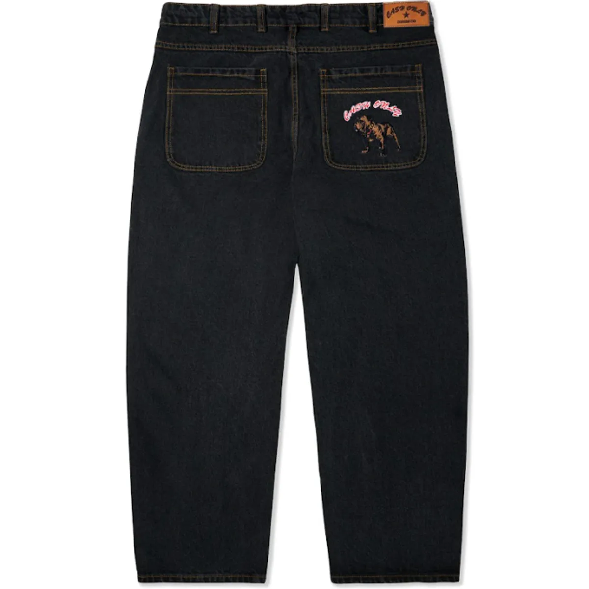 Cash Only - Baggy Denim Mens Pants Washed Black
