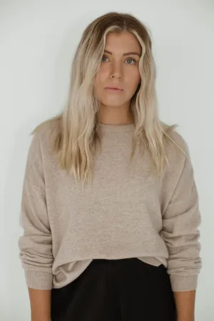 Cashmere Crewneck - Oatmeal