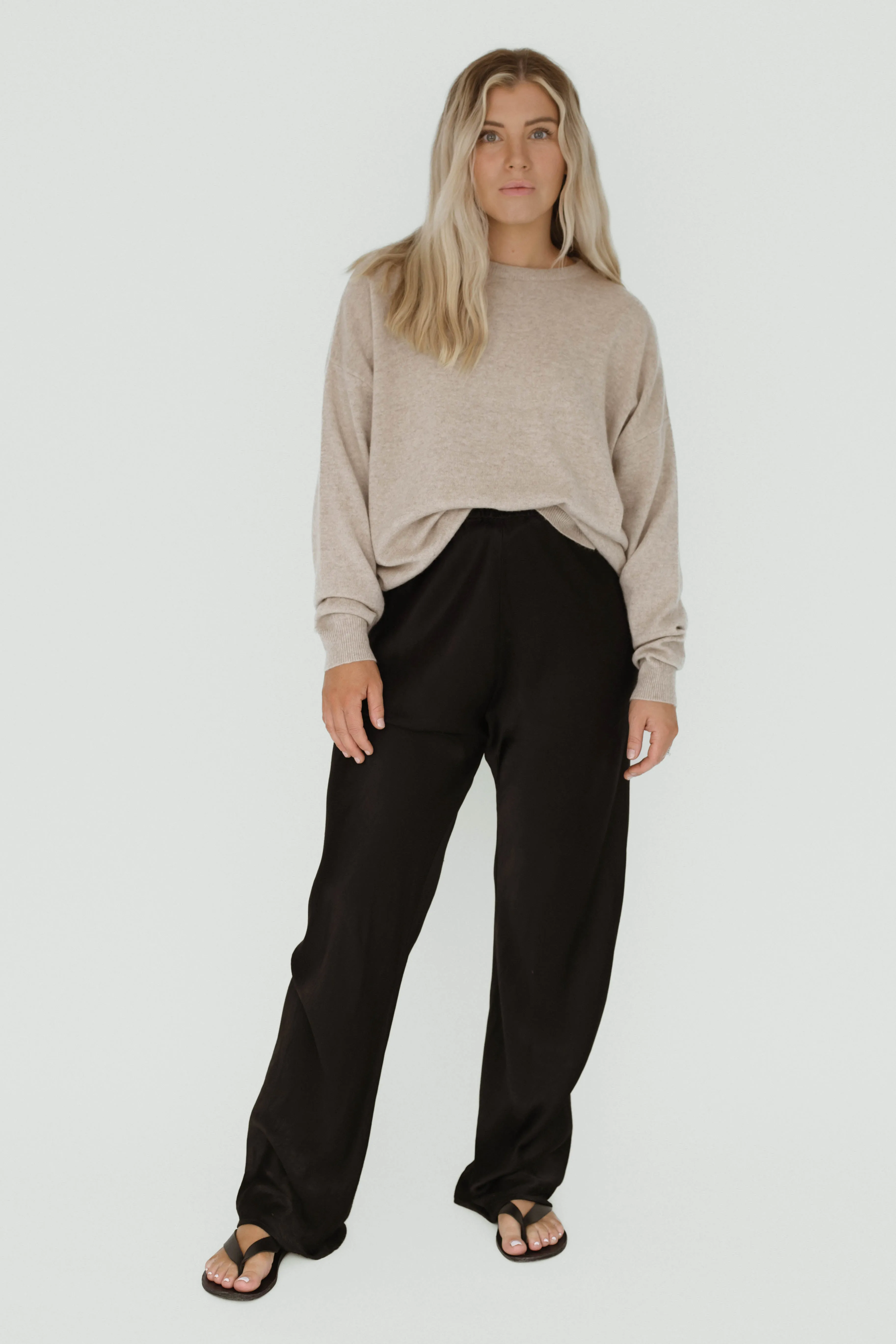 Cashmere Crewneck - Oatmeal
