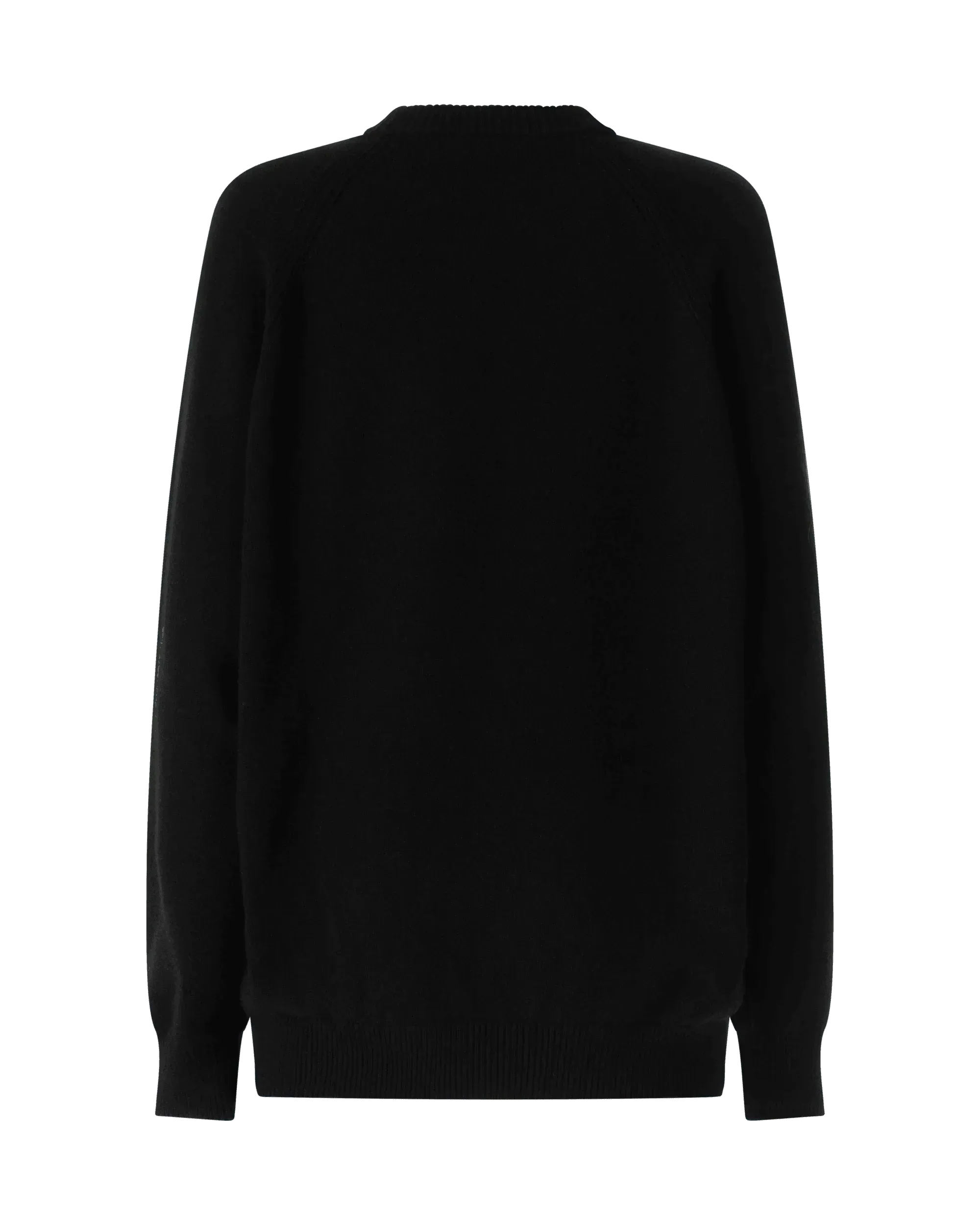 Cashmere Crewneck Sweater With Chain