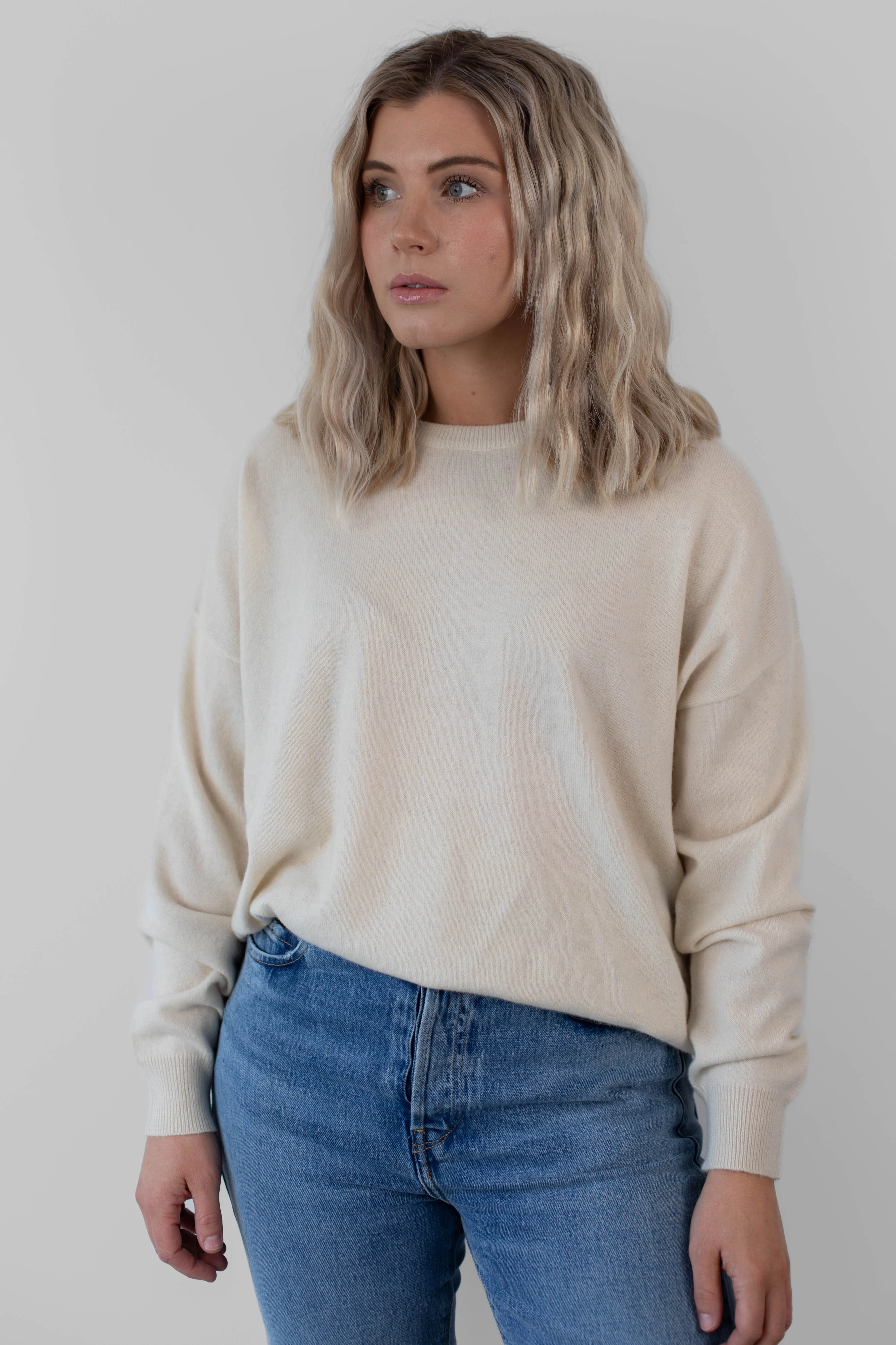 Cashmere Crewneck - Vanilla