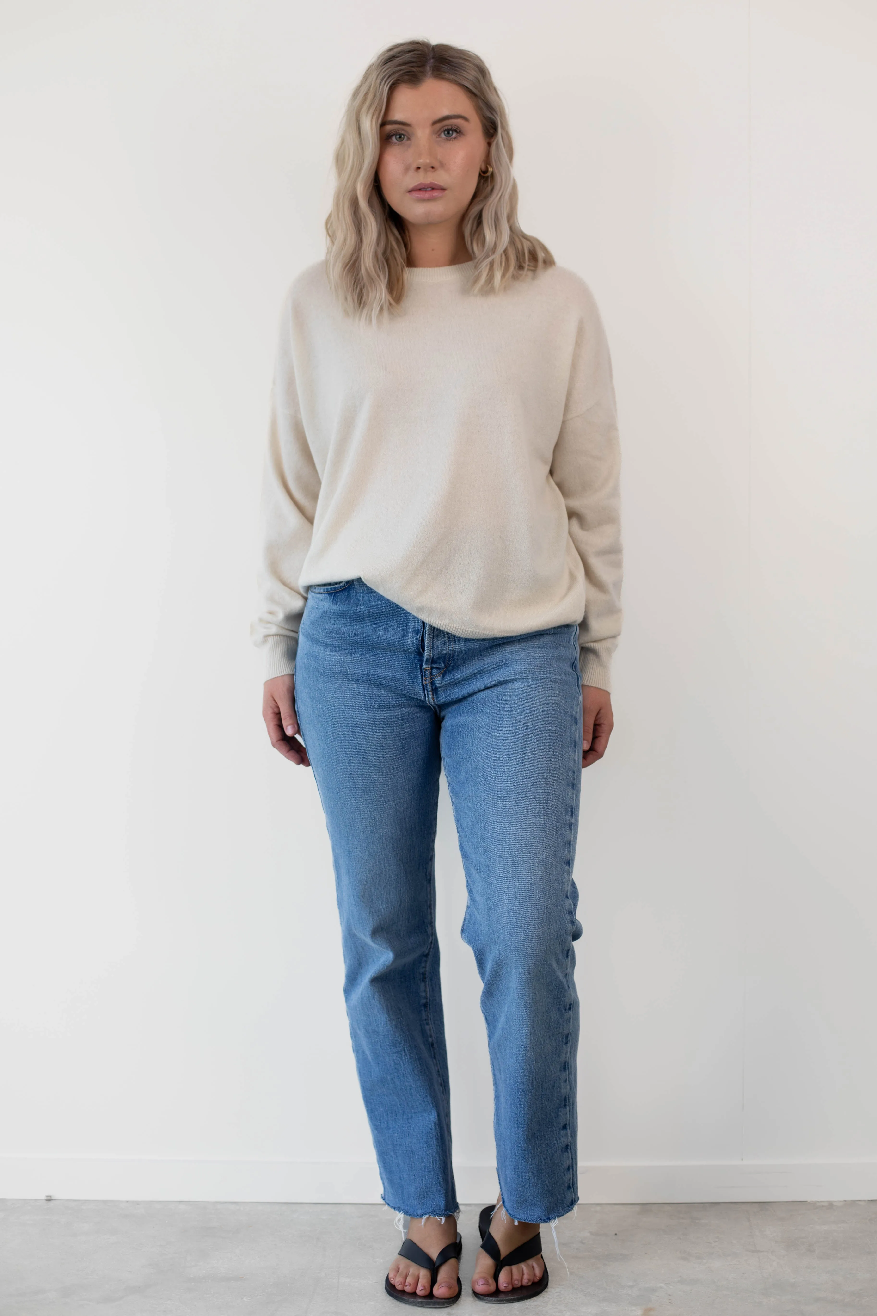 Cashmere Crewneck - Vanilla