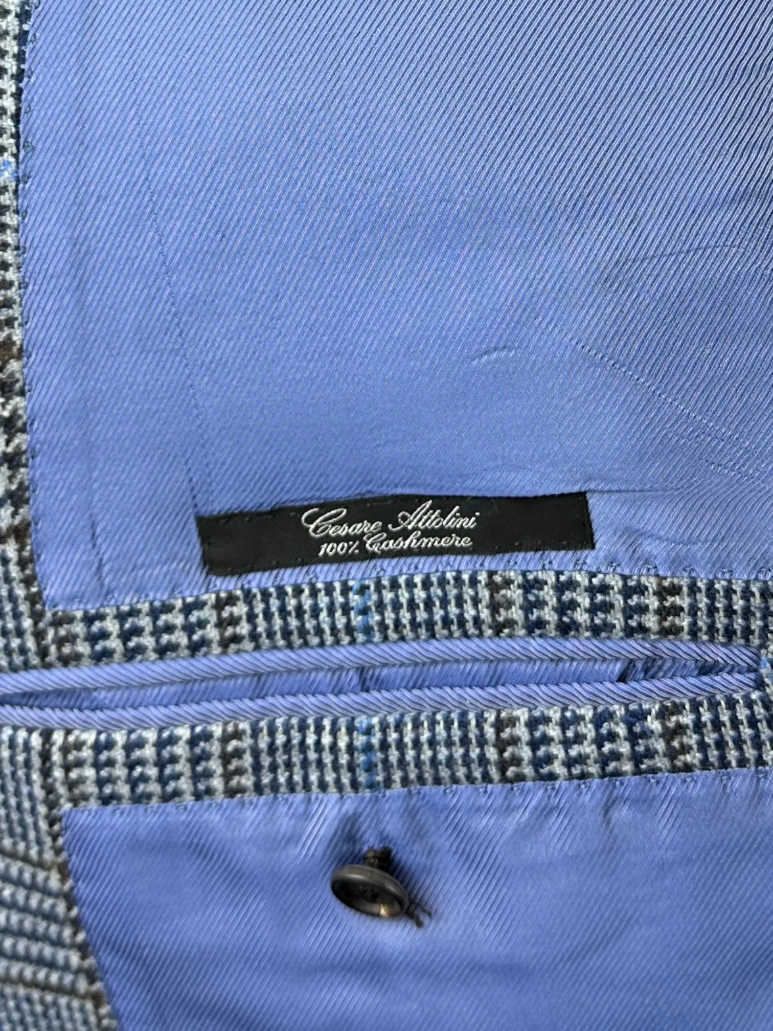 Cesare Attolini Light Blue Cashmere Jacket